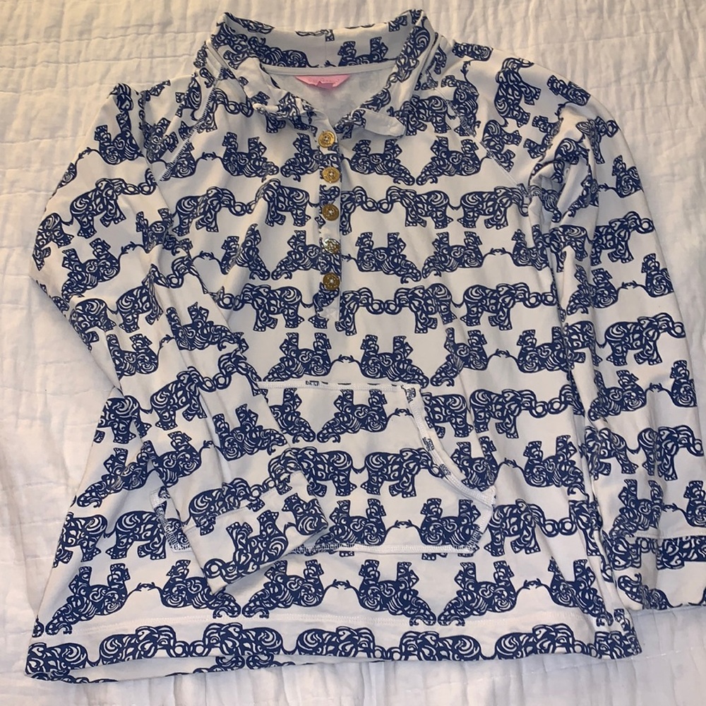 Lilly Pulitzer Elephant Pull Over